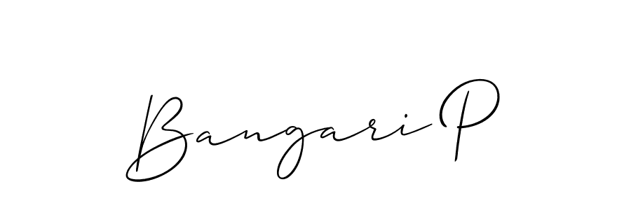 Here are the top 10 professional signature styles for the name Bangari P. These are the best autograph styles you can use for your name. Bangari P signature style 2 images and pictures png