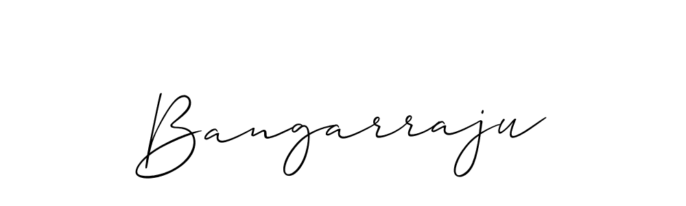 The best way (Allison_Script) to make a short signature is to pick only two or three words in your name. The name Bangarraju include a total of six letters. For converting this name. Bangarraju signature style 2 images and pictures png