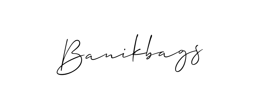 Check out images of Autograph of Banikbags name. Actor Banikbags Signature Style. Allison_Script is a professional sign style online. Banikbags signature style 2 images and pictures png
