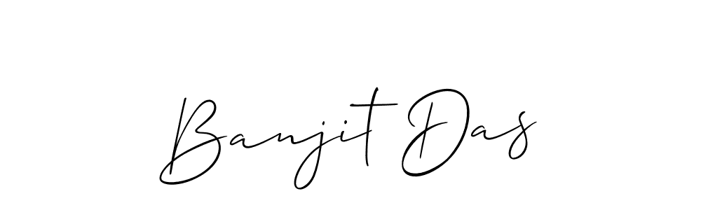 Banjit Das stylish signature style. Best Handwritten Sign (Allison_Script) for my name. Handwritten Signature Collection Ideas for my name Banjit Das. Banjit Das signature style 2 images and pictures png