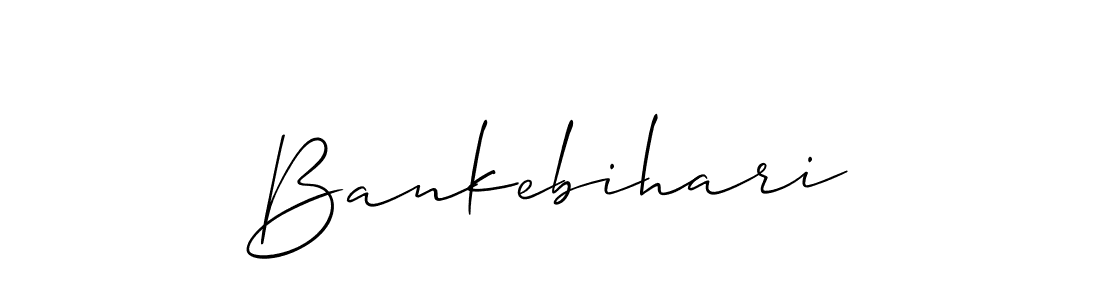 Create a beautiful signature design for name Bankebihari. With this signature (Allison_Script) fonts, you can make a handwritten signature for free. Bankebihari signature style 2 images and pictures png