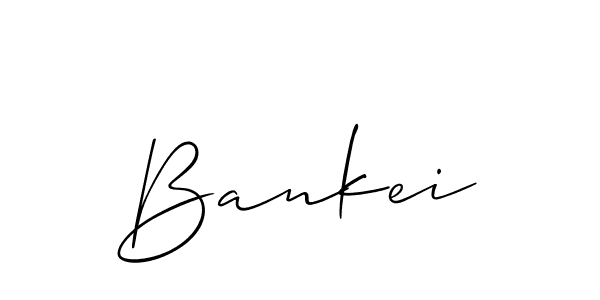 Similarly Allison_Script is the best handwritten signature design. Signature creator online .You can use it as an online autograph creator for name Bankei. Bankei signature style 2 images and pictures png