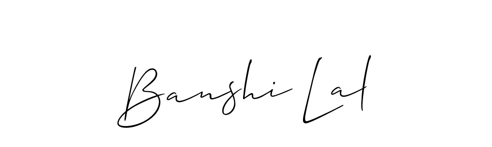 It looks lik you need a new signature style for name Banshi Lal. Design unique handwritten (Allison_Script) signature with our free signature maker in just a few clicks. Banshi Lal signature style 2 images and pictures png