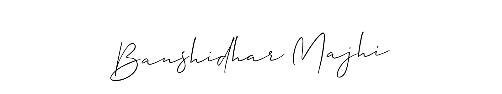 Banshidhar Majhi stylish signature style. Best Handwritten Sign (Allison_Script) for my name. Handwritten Signature Collection Ideas for my name Banshidhar Majhi. Banshidhar Majhi signature style 2 images and pictures png