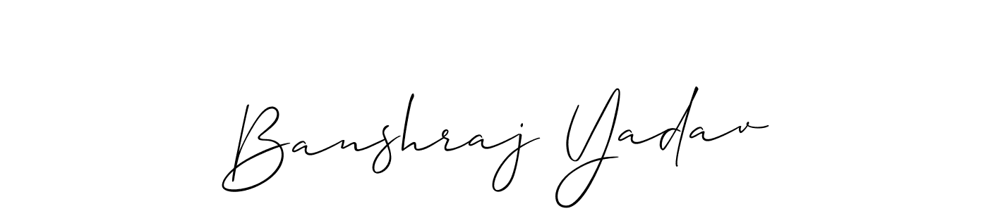 Best and Professional Signature Style for Banshraj Yadav. Allison_Script Best Signature Style Collection. Banshraj Yadav signature style 2 images and pictures png