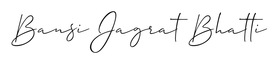 How to make Bansi Jagrat Bhatti name signature. Use Allison_Script style for creating short signs online. This is the latest handwritten sign. Bansi Jagrat Bhatti signature style 2 images and pictures png