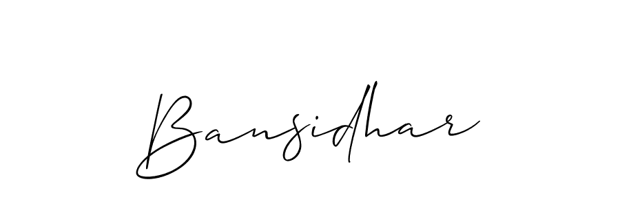 Also You can easily find your signature by using the search form. We will create Bansidhar name handwritten signature images for you free of cost using Allison_Script sign style. Bansidhar signature style 2 images and pictures png