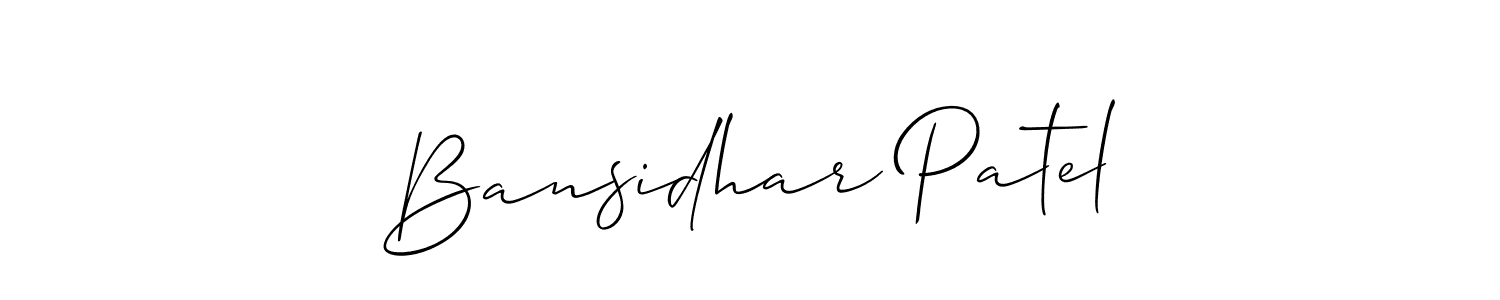 Here are the top 10 professional signature styles for the name Bansidhar Patel. These are the best autograph styles you can use for your name. Bansidhar Patel signature style 2 images and pictures png