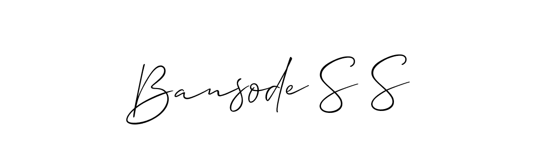 Here are the top 10 professional signature styles for the name Bansode S S. These are the best autograph styles you can use for your name. Bansode S S signature style 2 images and pictures png