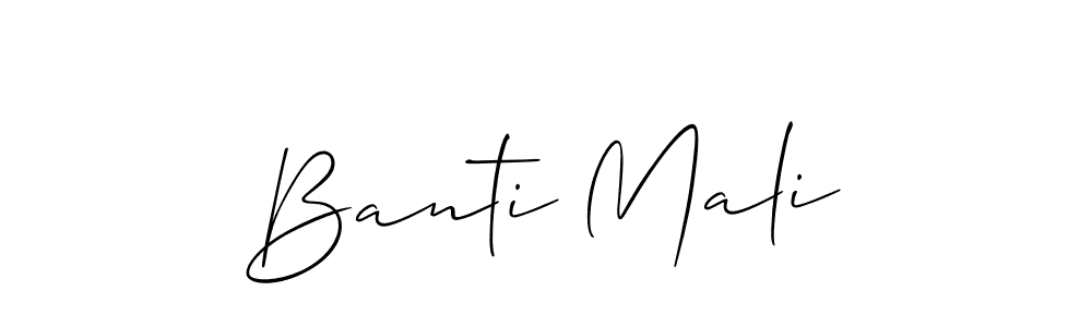Make a beautiful signature design for name Banti Mali. Use this online signature maker to create a handwritten signature for free. Banti Mali signature style 2 images and pictures png