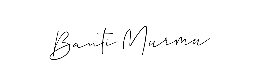 How to Draw Banti Murmu signature style? Allison_Script is a latest design signature styles for name Banti Murmu. Banti Murmu signature style 2 images and pictures png