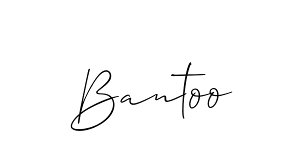 Bantoo stylish signature style. Best Handwritten Sign (Allison_Script) for my name. Handwritten Signature Collection Ideas for my name Bantoo. Bantoo signature style 2 images and pictures png