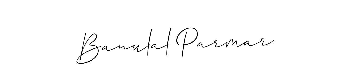 Make a beautiful signature design for name Banulal Parmar. Use this online signature maker to create a handwritten signature for free. Banulal Parmar signature style 2 images and pictures png