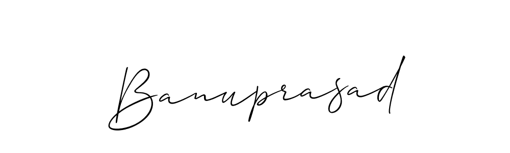 Make a beautiful signature design for name Banuprasad. Use this online signature maker to create a handwritten signature for free. Banuprasad signature style 2 images and pictures png