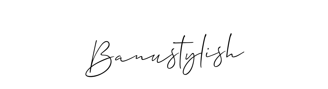 Also we have Banustylish name is the best signature style. Create professional handwritten signature collection using Allison_Script autograph style. Banustylish signature style 2 images and pictures png