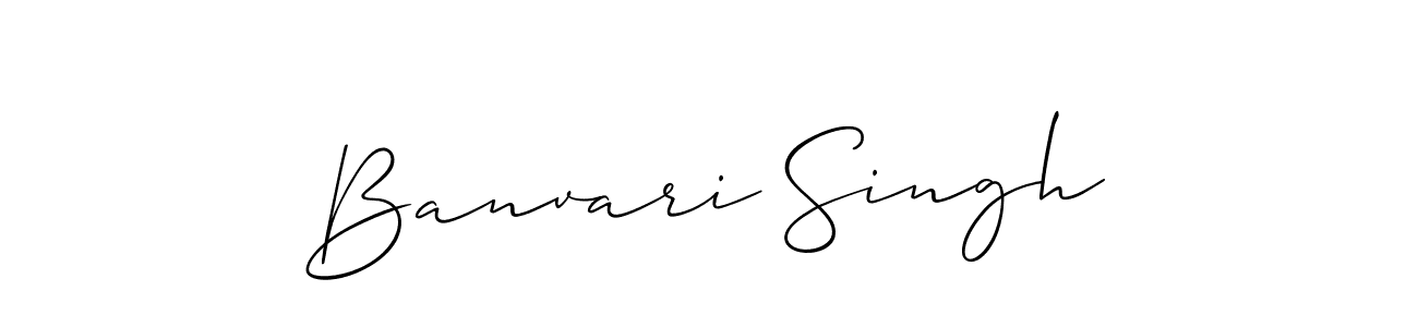 It looks lik you need a new signature style for name Banvari Singh. Design unique handwritten (Allison_Script) signature with our free signature maker in just a few clicks. Banvari Singh signature style 2 images and pictures png