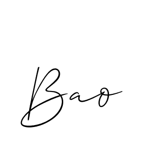 Make a beautiful signature design for name Bao. With this signature (Allison_Script) style, you can create a handwritten signature for free. Bao signature style 2 images and pictures png