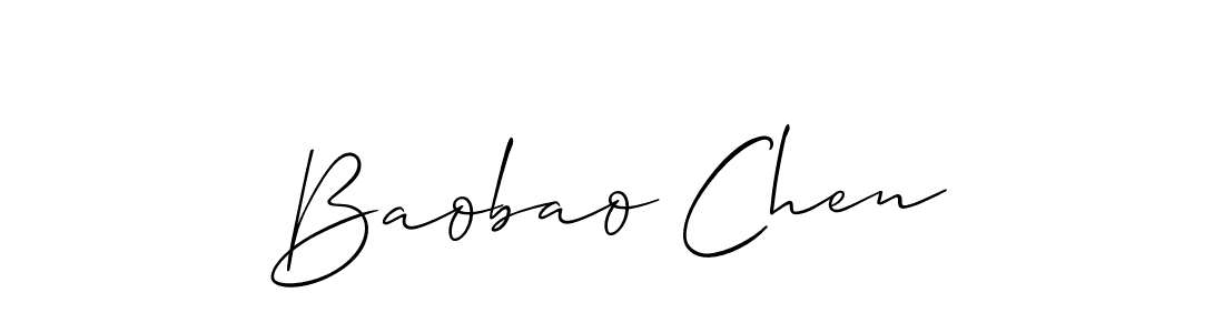 This is the best signature style for the Baobao Chen name. Also you like these signature font (Allison_Script). Mix name signature. Baobao Chen signature style 2 images and pictures png