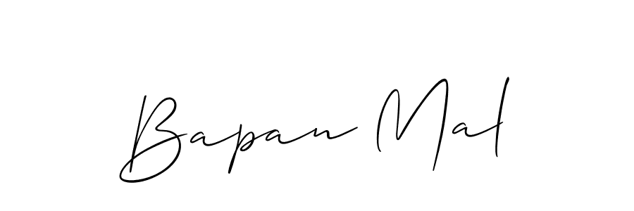 Bapan Mal stylish signature style. Best Handwritten Sign (Allison_Script) for my name. Handwritten Signature Collection Ideas for my name Bapan Mal. Bapan Mal signature style 2 images and pictures png