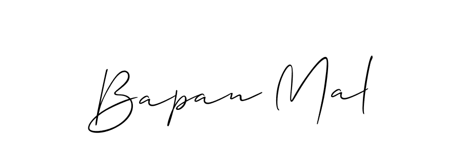 Bapan Mal stylish signature style. Best Handwritten Sign (Allison_Script) for my name. Handwritten Signature Collection Ideas for my name Bapan Mal. Bapan Mal signature style 2 images and pictures png