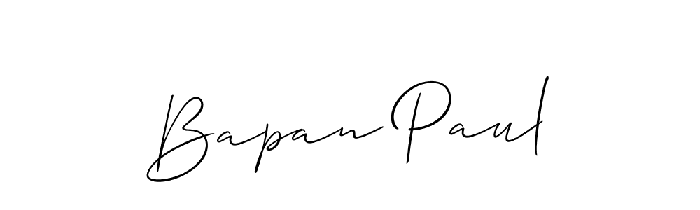 How to Draw Bapan Paul signature style? Allison_Script is a latest design signature styles for name Bapan Paul. Bapan Paul signature style 2 images and pictures png