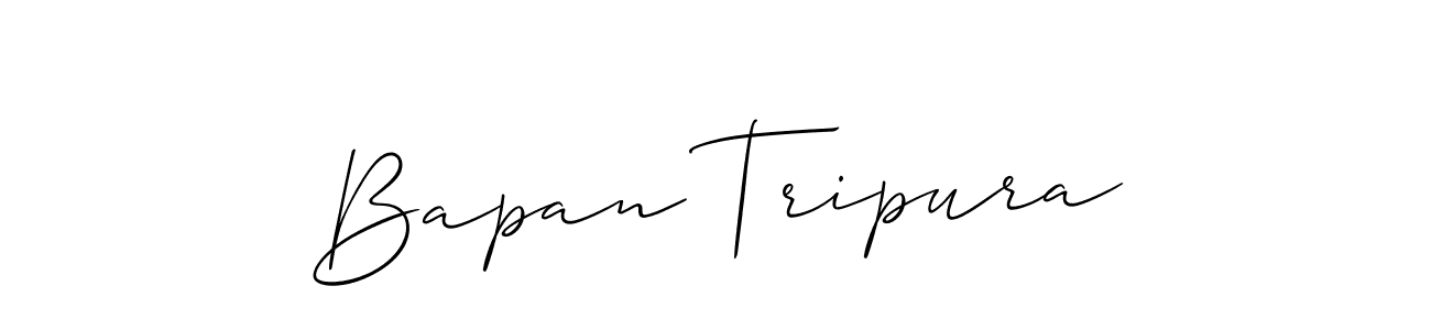 Also You can easily find your signature by using the search form. We will create Bapan Tripura name handwritten signature images for you free of cost using Allison_Script sign style. Bapan Tripura signature style 2 images and pictures png