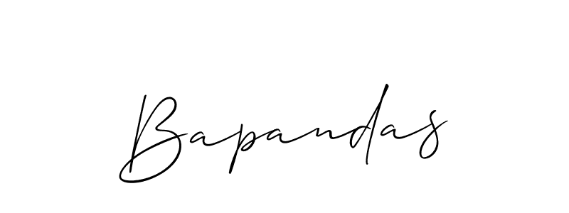 How to Draw Bapandas signature style? Allison_Script is a latest design signature styles for name Bapandas. Bapandas signature style 2 images and pictures png