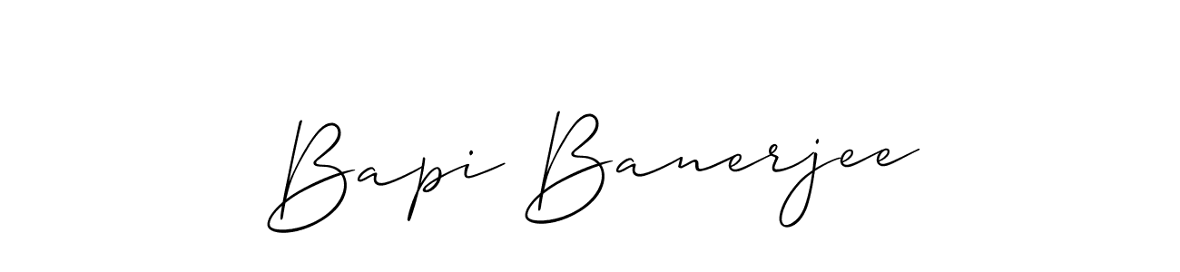 Make a short Bapi Banerjee signature style. Manage your documents anywhere anytime using Allison_Script. Create and add eSignatures, submit forms, share and send files easily. Bapi Banerjee signature style 2 images and pictures png