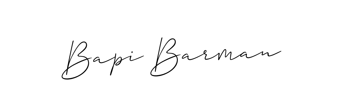 Also You can easily find your signature by using the search form. We will create Bapi Barman name handwritten signature images for you free of cost using Allison_Script sign style. Bapi Barman signature style 2 images and pictures png