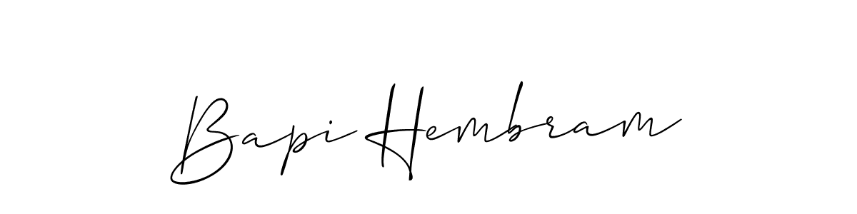 Once you've used our free online signature maker to create your best signature Allison_Script style, it's time to enjoy all of the benefits that Bapi Hembram name signing documents. Bapi Hembram signature style 2 images and pictures png