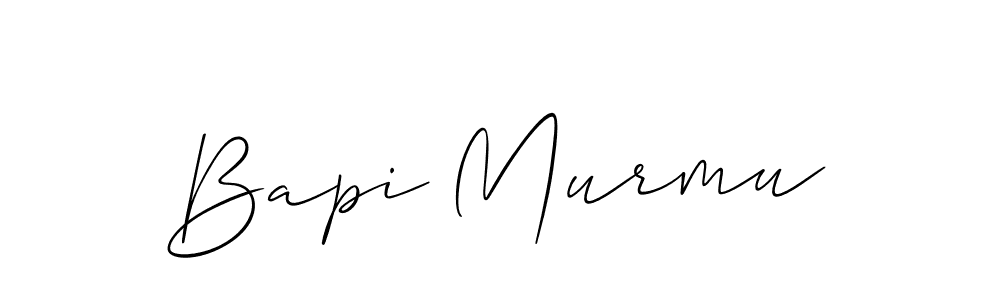 How to make Bapi Murmu signature? Allison_Script is a professional autograph style. Create handwritten signature for Bapi Murmu name. Bapi Murmu signature style 2 images and pictures png