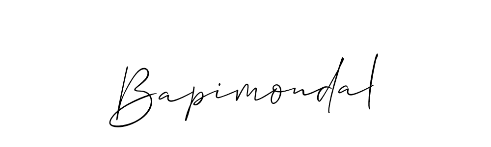 It looks lik you need a new signature style for name Bapimondal. Design unique handwritten (Allison_Script) signature with our free signature maker in just a few clicks. Bapimondal signature style 2 images and pictures png