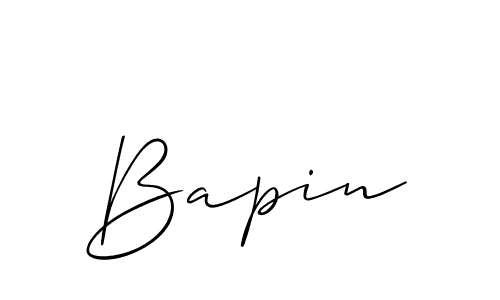 Make a beautiful signature design for name Bapin. Use this online signature maker to create a handwritten signature for free. Bapin signature style 2 images and pictures png