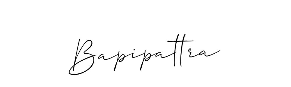 How to make Bapipattra name signature. Use Allison_Script style for creating short signs online. This is the latest handwritten sign. Bapipattra signature style 2 images and pictures png