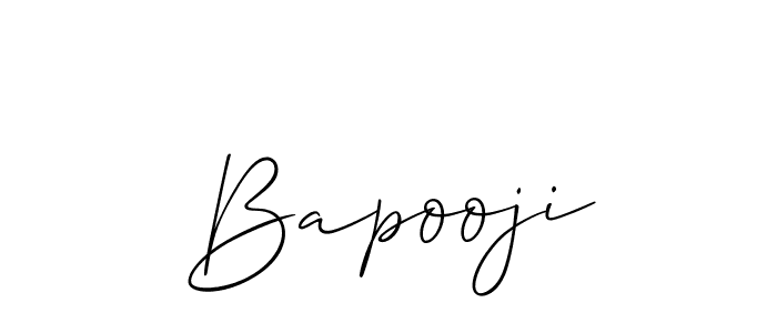 Create a beautiful signature design for name Bapooji. With this signature (Allison_Script) fonts, you can make a handwritten signature for free. Bapooji signature style 2 images and pictures png