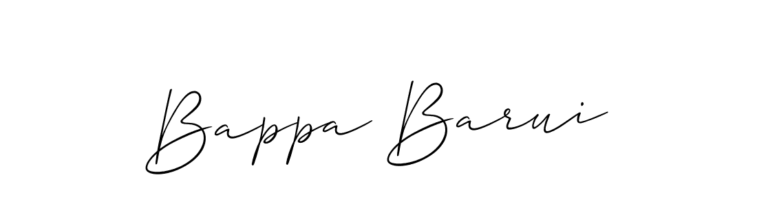 Bappa Barui stylish signature style. Best Handwritten Sign (Allison_Script) for my name. Handwritten Signature Collection Ideas for my name Bappa Barui. Bappa Barui signature style 2 images and pictures png