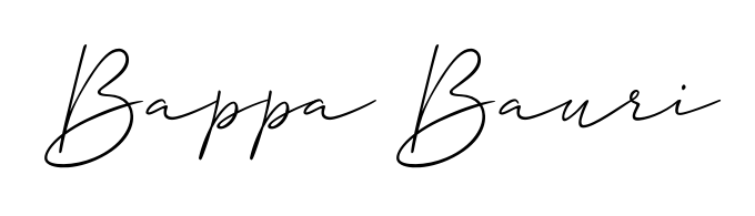 If you are searching for the best signature style for your name Bappa Bauri, here we have designed multiple signature styles using Allison_Script. Bappa Bauri signature style 2 images and pictures png