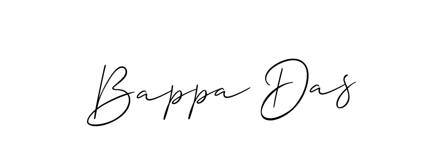 It looks lik you need a new signature style for name Bappa Das. Design unique handwritten (Allison_Script) signature with our free signature maker in just a few clicks. Bappa Das signature style 2 images and pictures png