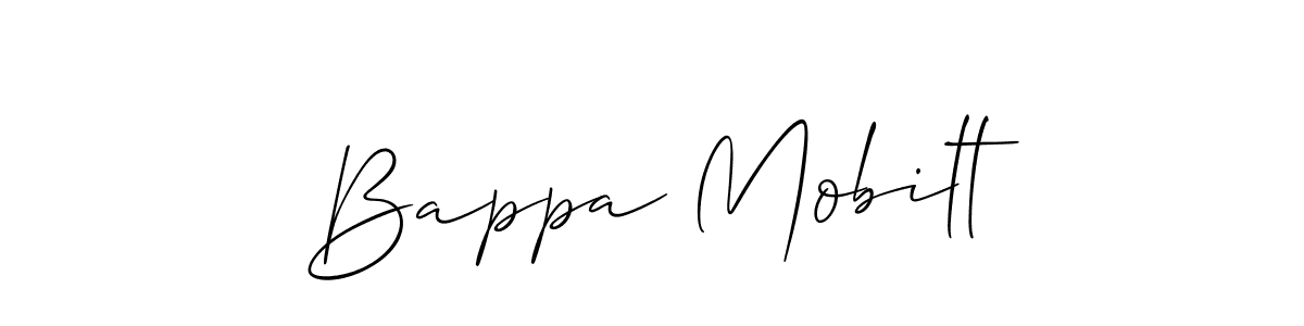 if you are searching for the best signature style for your name Bappa Mobilt. so please give up your signature search. here we have designed multiple signature styles  using Allison_Script. Bappa Mobilt signature style 2 images and pictures png