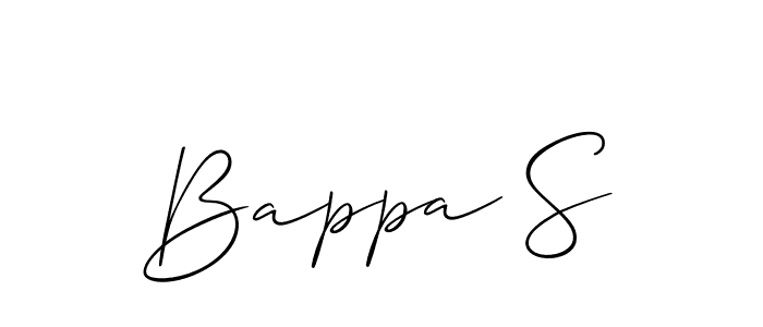 You can use this online signature creator to create a handwritten signature for the name Bappa S. This is the best online autograph maker. Bappa S signature style 2 images and pictures png