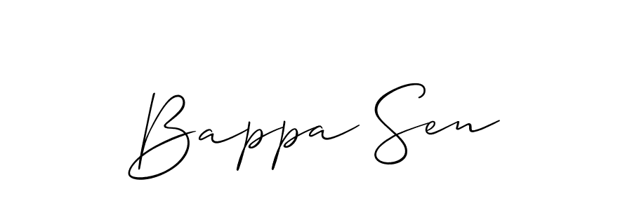 Make a beautiful signature design for name Bappa Sen. Use this online signature maker to create a handwritten signature for free. Bappa Sen signature style 2 images and pictures png