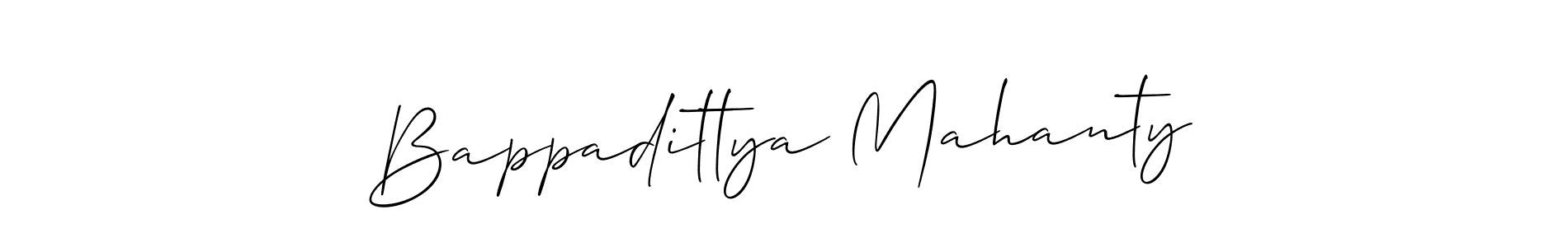 Also we have Bappadittya Mahanty name is the best signature style. Create professional handwritten signature collection using Allison_Script autograph style. Bappadittya Mahanty signature style 2 images and pictures png