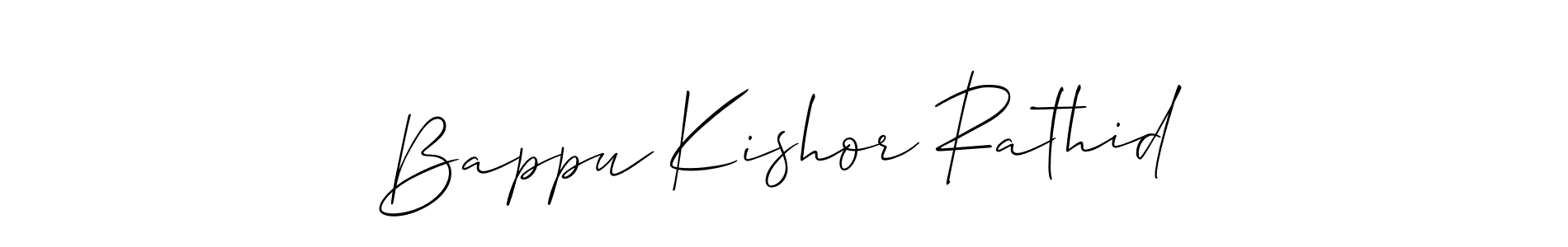 You can use this online signature creator to create a handwritten signature for the name Bappu Kishor Rathid. This is the best online autograph maker. Bappu Kishor Rathid signature style 2 images and pictures png