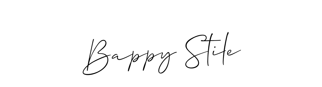 if you are searching for the best signature style for your name Bappy Stile. so please give up your signature search. here we have designed multiple signature styles  using Allison_Script. Bappy Stile signature style 2 images and pictures png