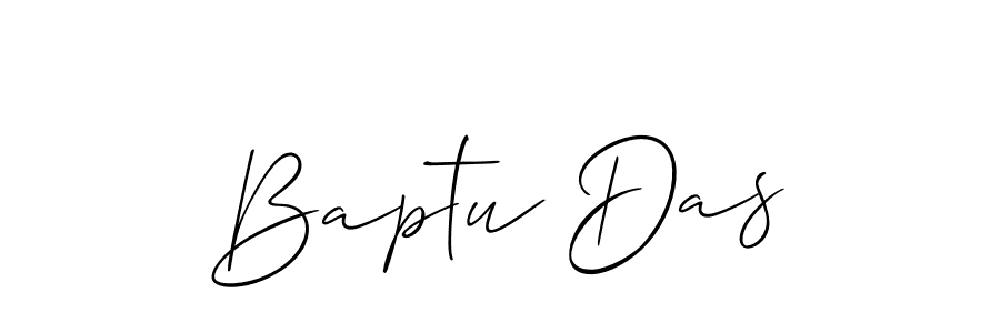 Create a beautiful signature design for name Baptu Das. With this signature (Allison_Script) fonts, you can make a handwritten signature for free. Baptu Das signature style 2 images and pictures png