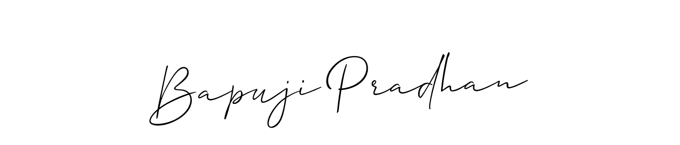 You can use this online signature creator to create a handwritten signature for the name Bapuji Pradhan. This is the best online autograph maker. Bapuji Pradhan signature style 2 images and pictures png