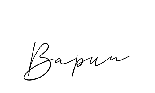 How to Draw Bapun signature style? Allison_Script is a latest design signature styles for name Bapun. Bapun signature style 2 images and pictures png