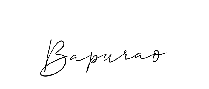 How to Draw Bapurao signature style? Allison_Script is a latest design signature styles for name Bapurao. Bapurao signature style 2 images and pictures png