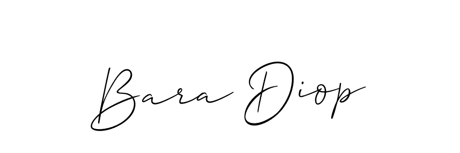 Once you've used our free online signature maker to create your best signature Allison_Script style, it's time to enjoy all of the benefits that Bara Diop name signing documents. Bara Diop signature style 2 images and pictures png