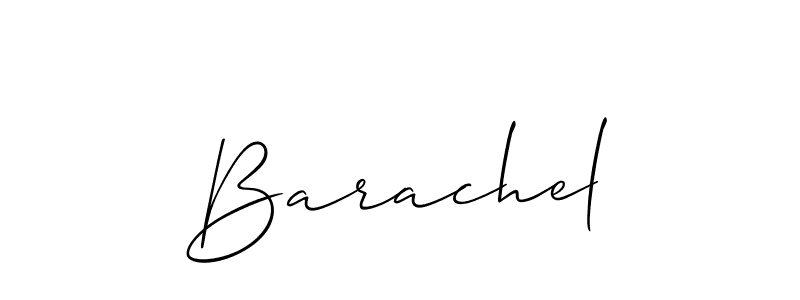 Create a beautiful signature design for name Barachel. With this signature (Allison_Script) fonts, you can make a handwritten signature for free. Barachel signature style 2 images and pictures png